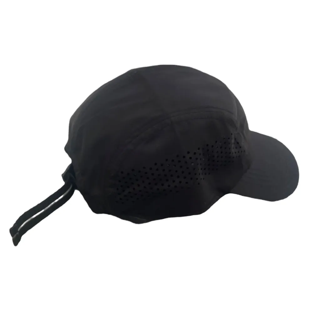 242 Running Cap // Black/Reflective