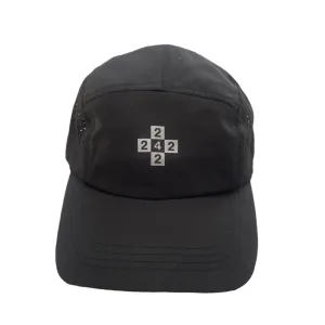 242 Running Cap // Black/Reflective