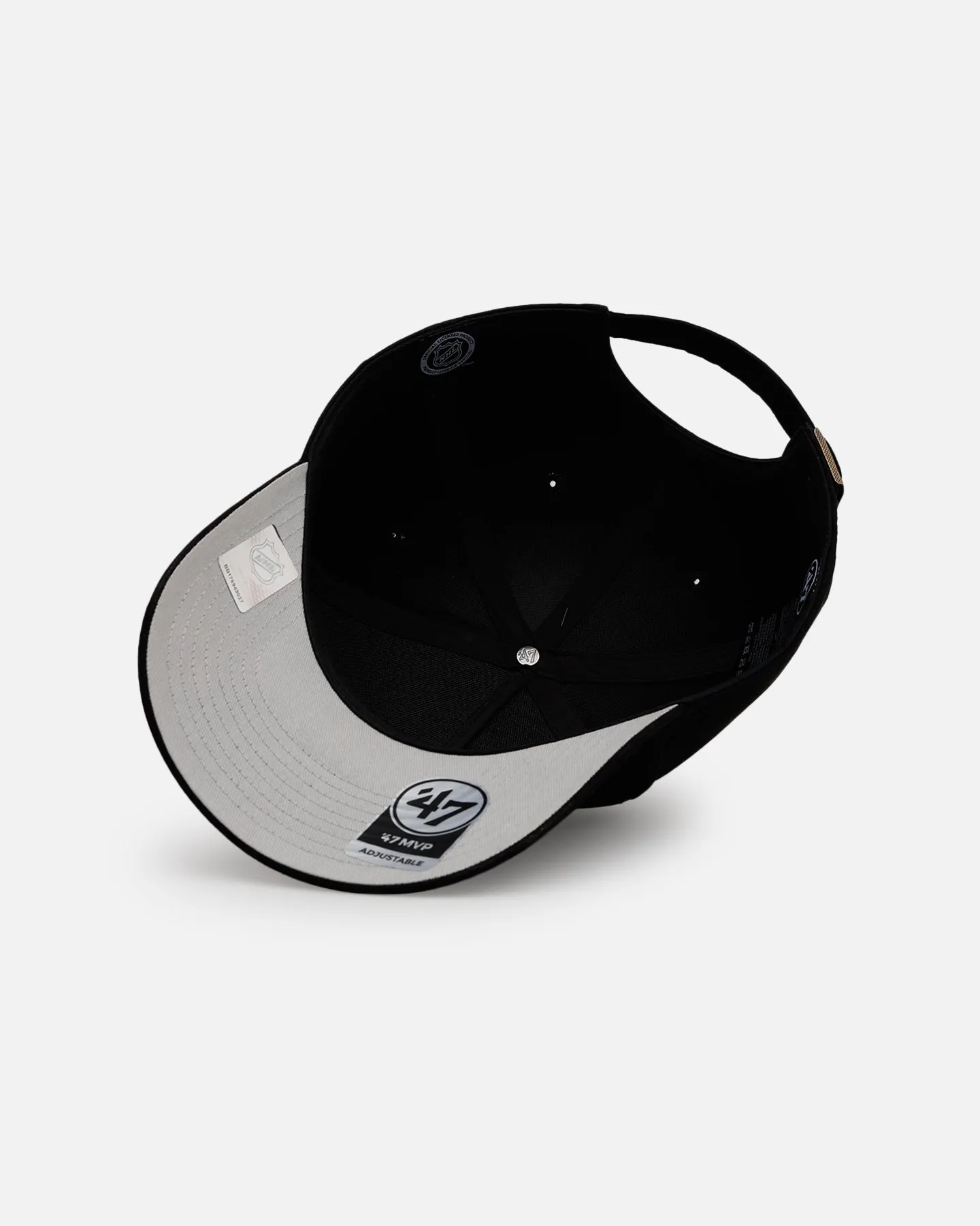 47 Brand Anaheim Ducks 'Ultrasuede' 47 MVP Strapback Black/White