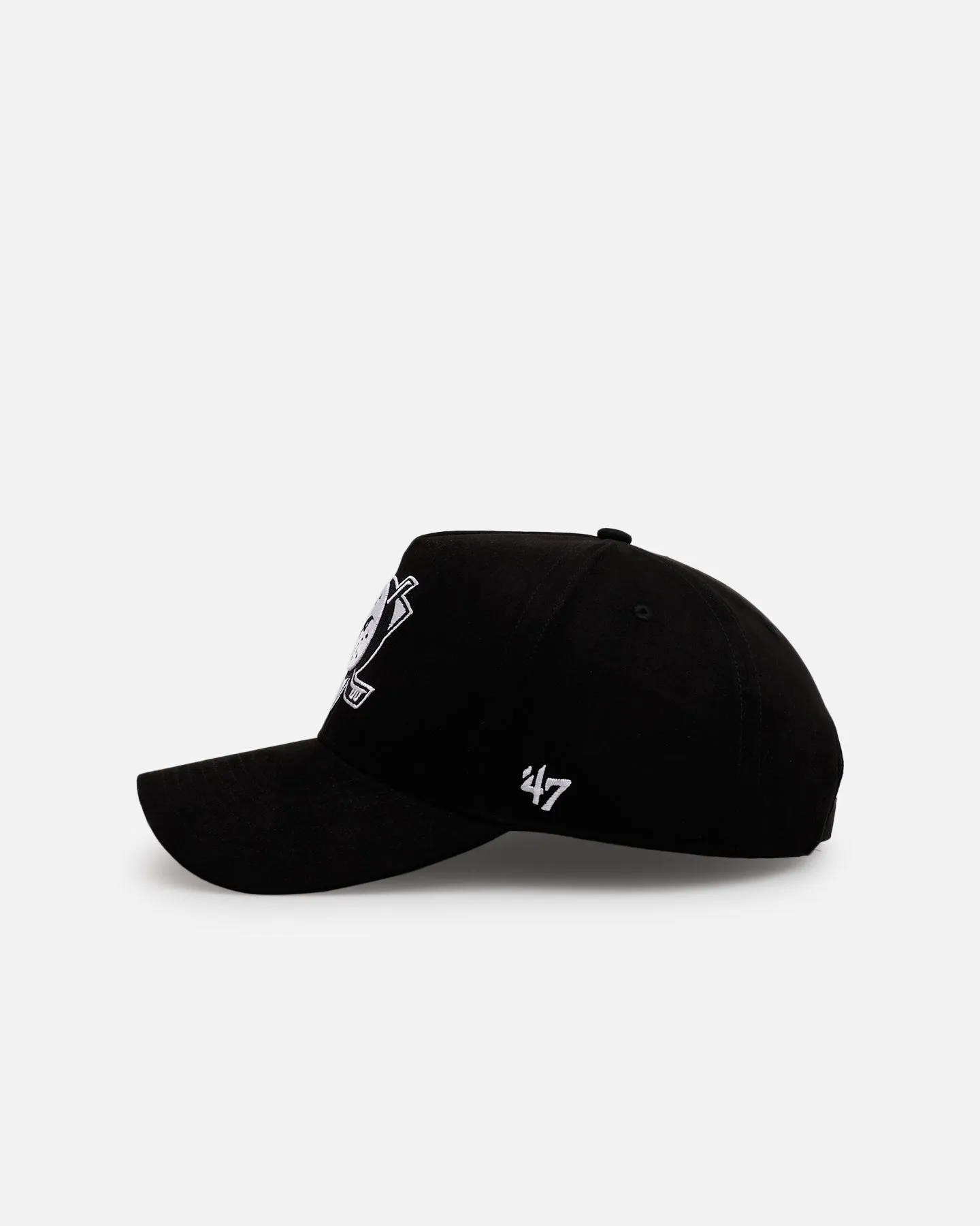 47 Brand Anaheim Ducks 'Ultrasuede' 47 MVP Strapback Black/White