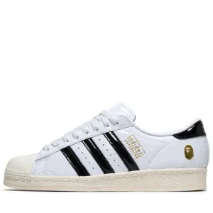 A Bathing Ape x Adidas Superstar Vintage - Cloud White/Core Black