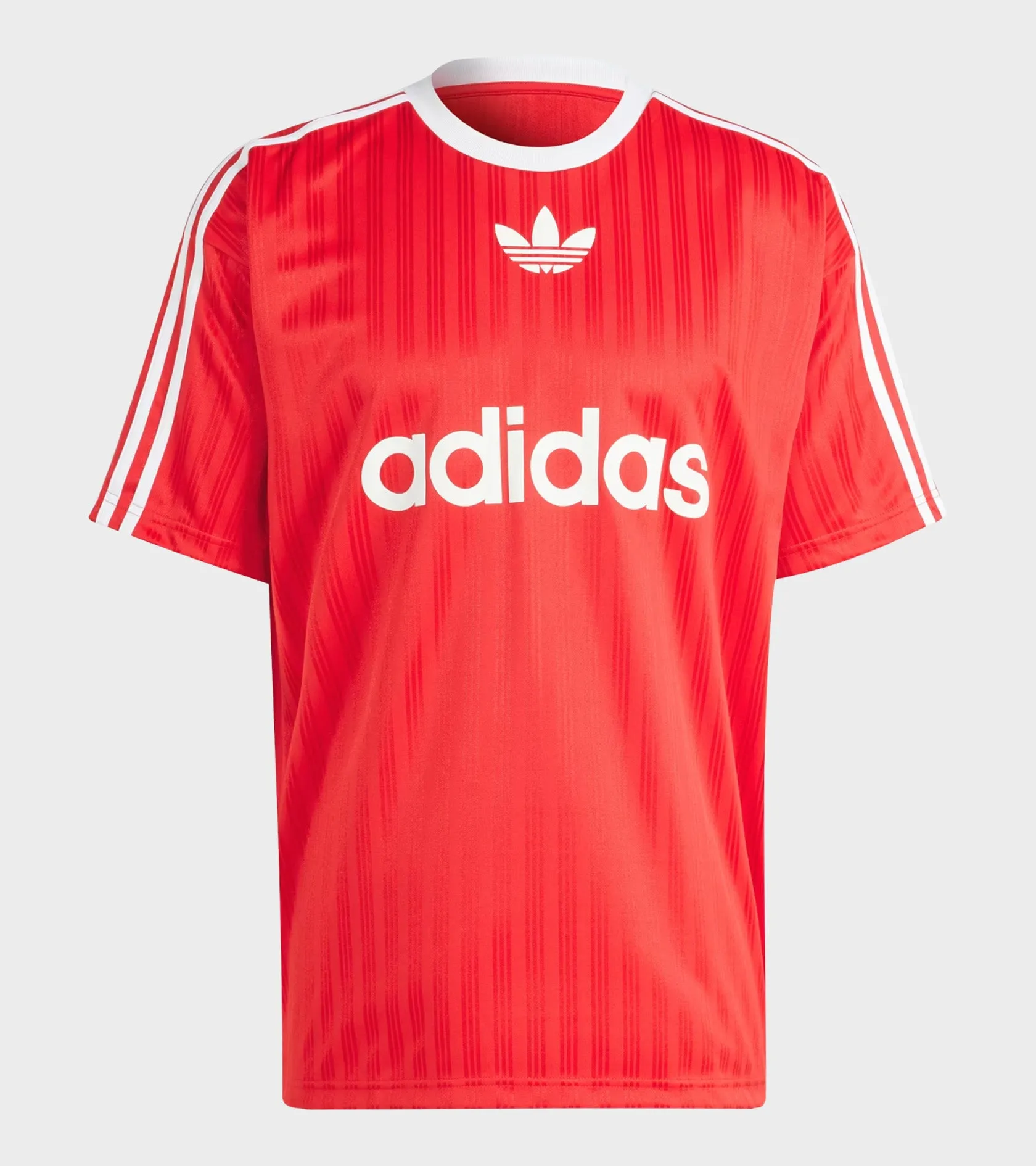 Adicolor Poly Tee Better Scarlet/White