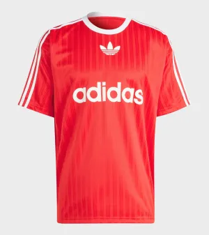 Adicolor Poly Tee Better Scarlet/White
