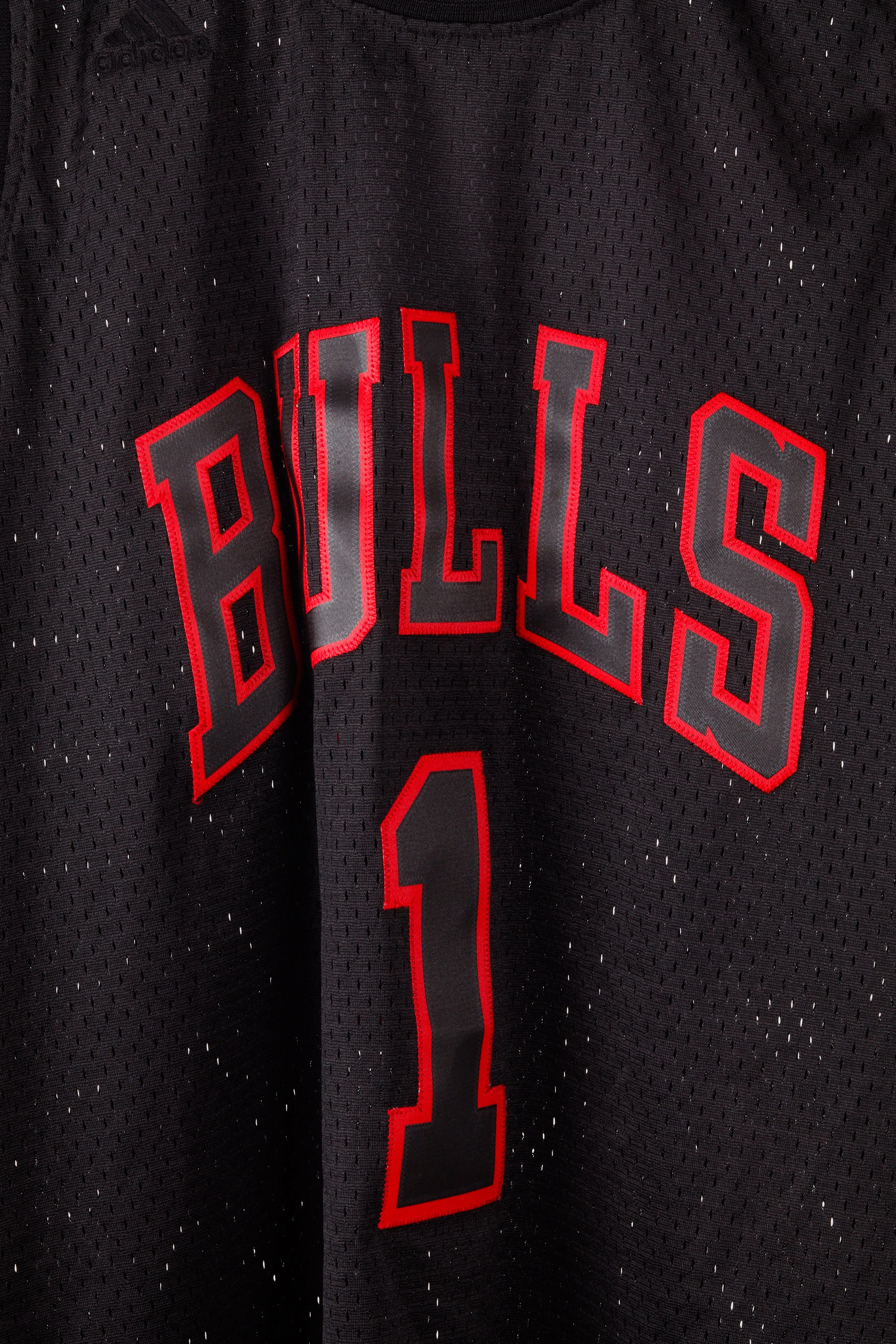 adidas 2009 'Chicago Bulls Derrick Rose Blackout Alternate' Swingman Jersey