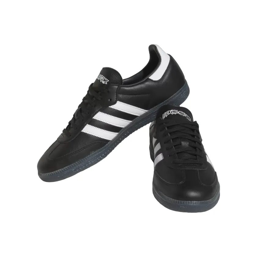 adidas SKATEBOARDING FA SAMBA SHOES // CORE BLACK/CLOUD WHITE/GOLD METALLIC