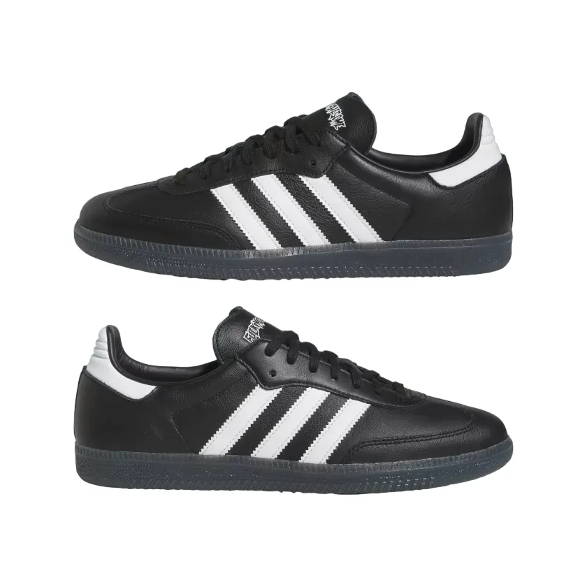 adidas SKATEBOARDING FA SAMBA SHOES // CORE BLACK/CLOUD WHITE/GOLD METALLIC