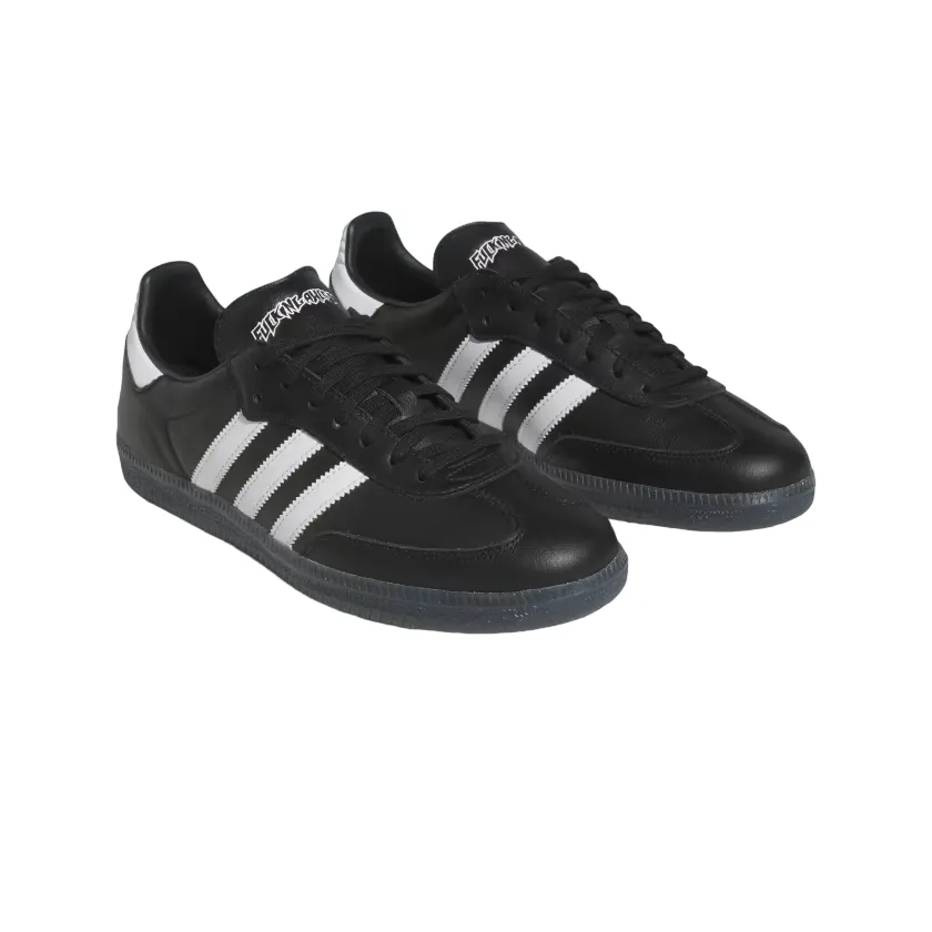adidas SKATEBOARDING FA SAMBA SHOES // CORE BLACK/CLOUD WHITE/GOLD METALLIC