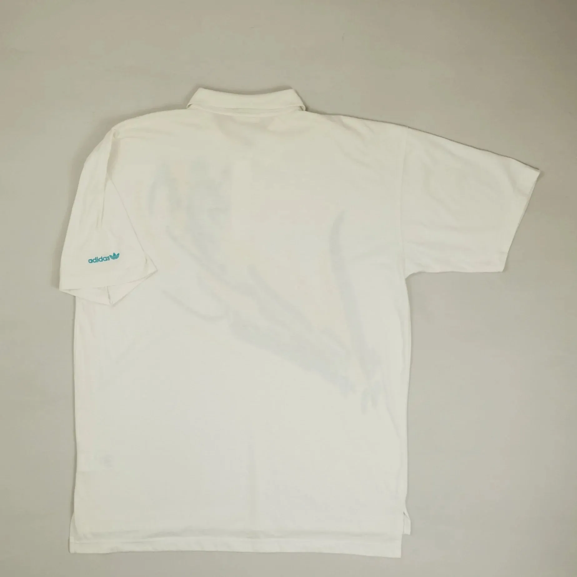 Adidas Vintage Abstract Polo Shirt (XL)
