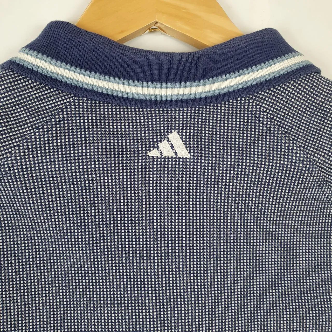 Adidas Waffle Material Embroidered Poloshirt (XL)