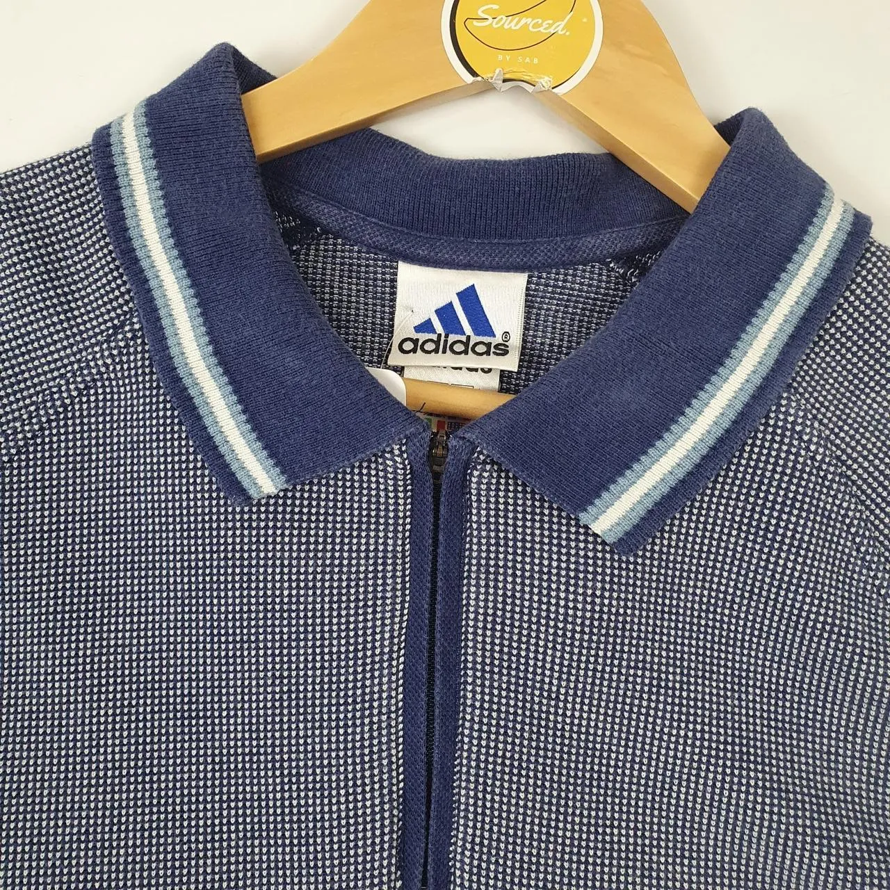Adidas Waffle Material Embroidered Poloshirt (XL)