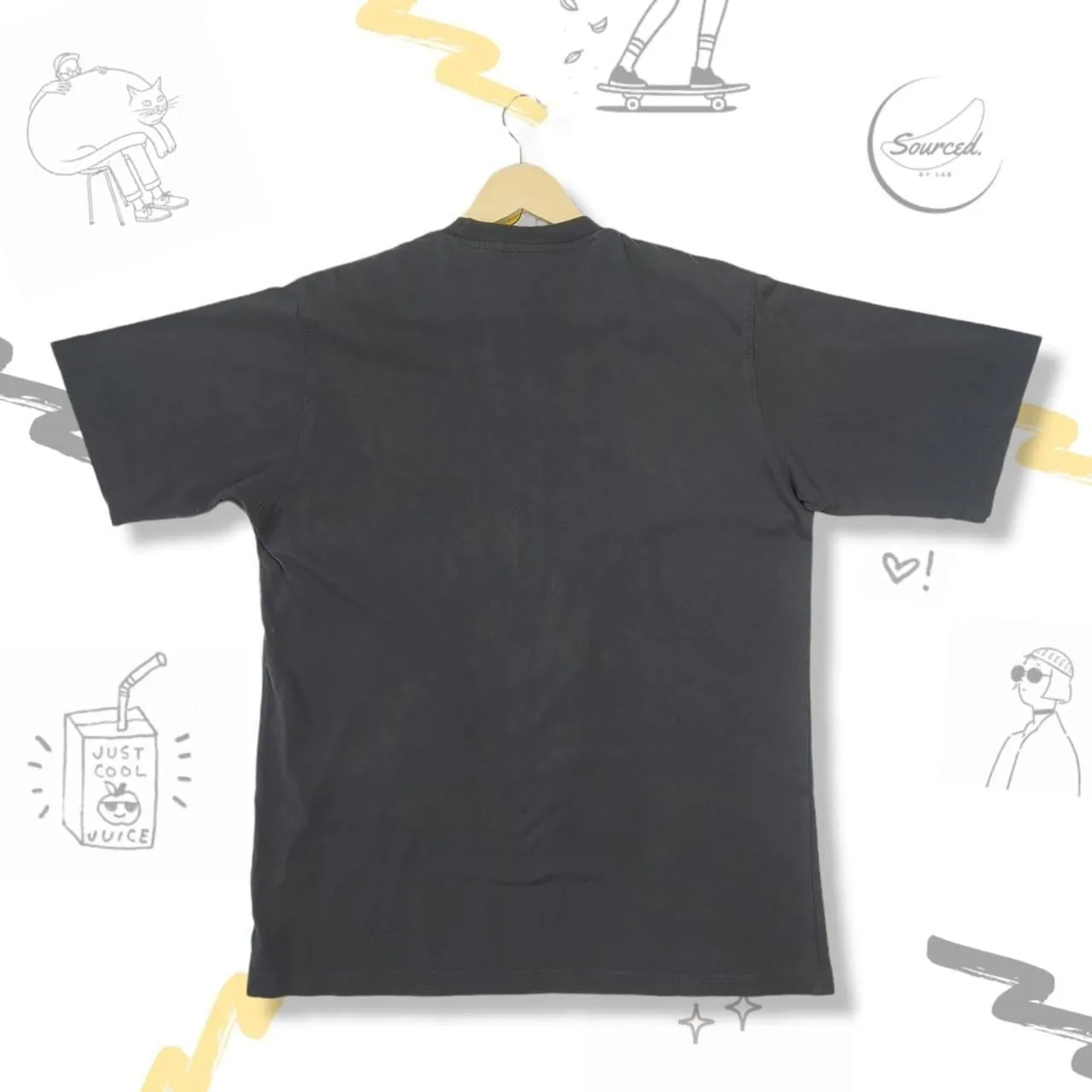 Adidas Washed Charcoal T-shirt (L)
