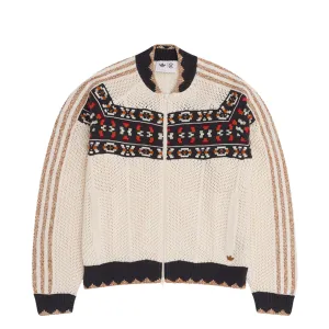 ADIDAS X CLOT KNIT CARDIGAN CREW WHITE
