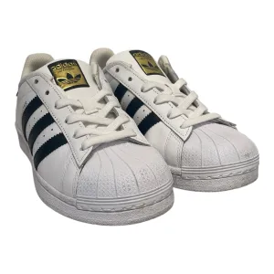 adidas/Low-Sneakers/US 5/Stripe/Leather/BLK/adidas Superstar Cloud White