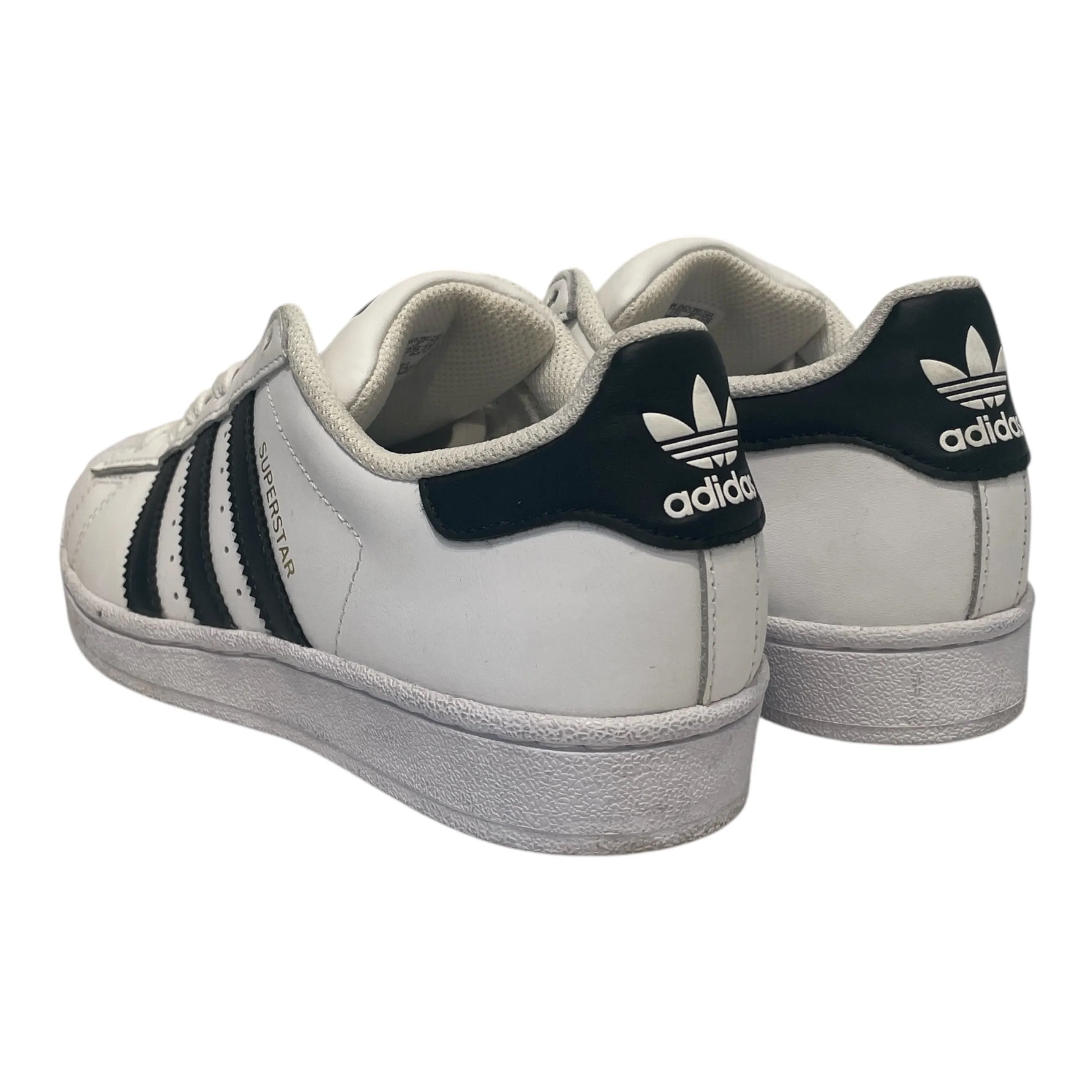 adidas/Low-Sneakers/US 5/Stripe/Leather/BLK/adidas Superstar Cloud White