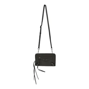 BALENCIAGA/Cross Body Bag/S/Leather/GRY/NEO CLASSIC SHOULDER BAG