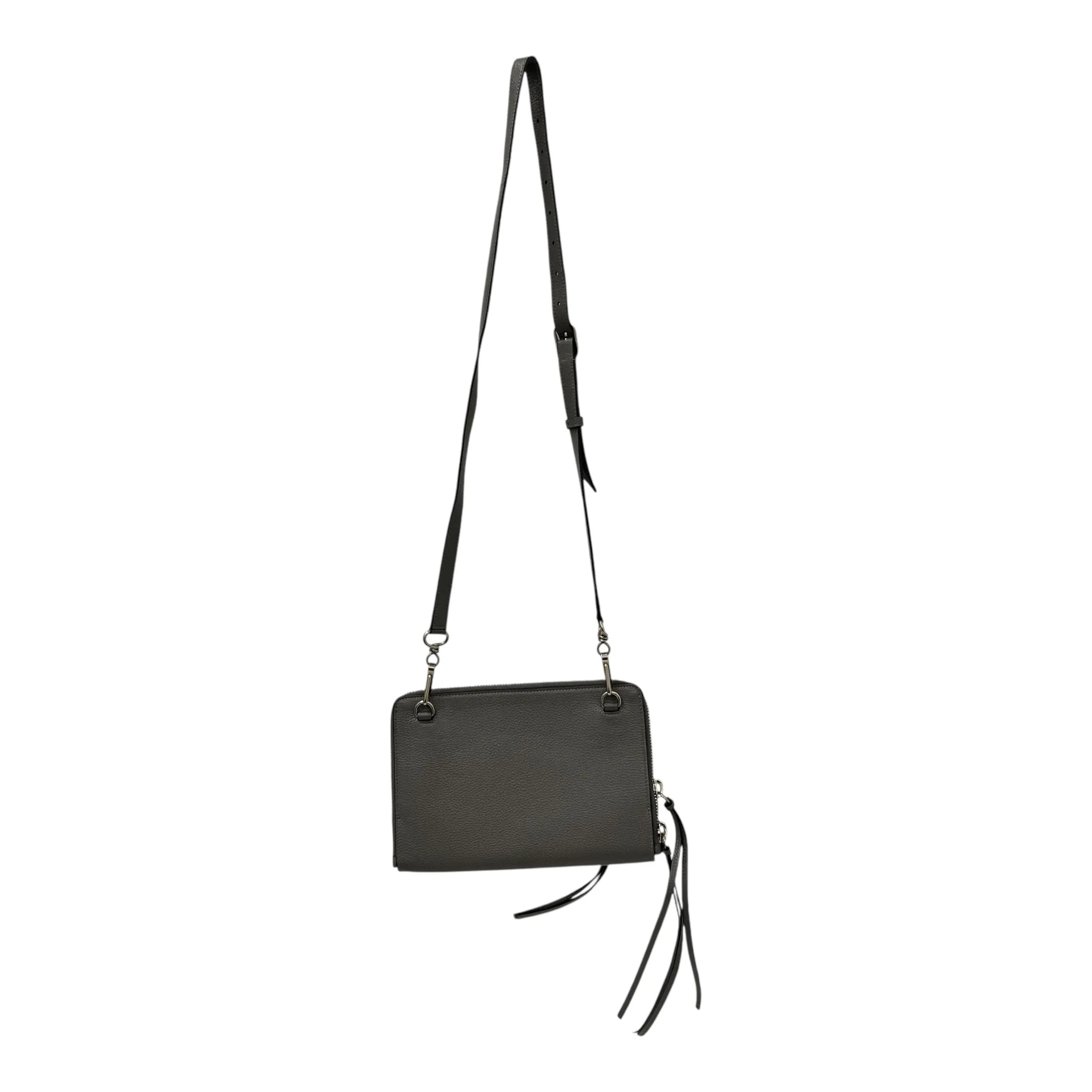 BALENCIAGA/Cross Body Bag/S/Leather/GRY/NEO CLASSIC SHOULDER BAG