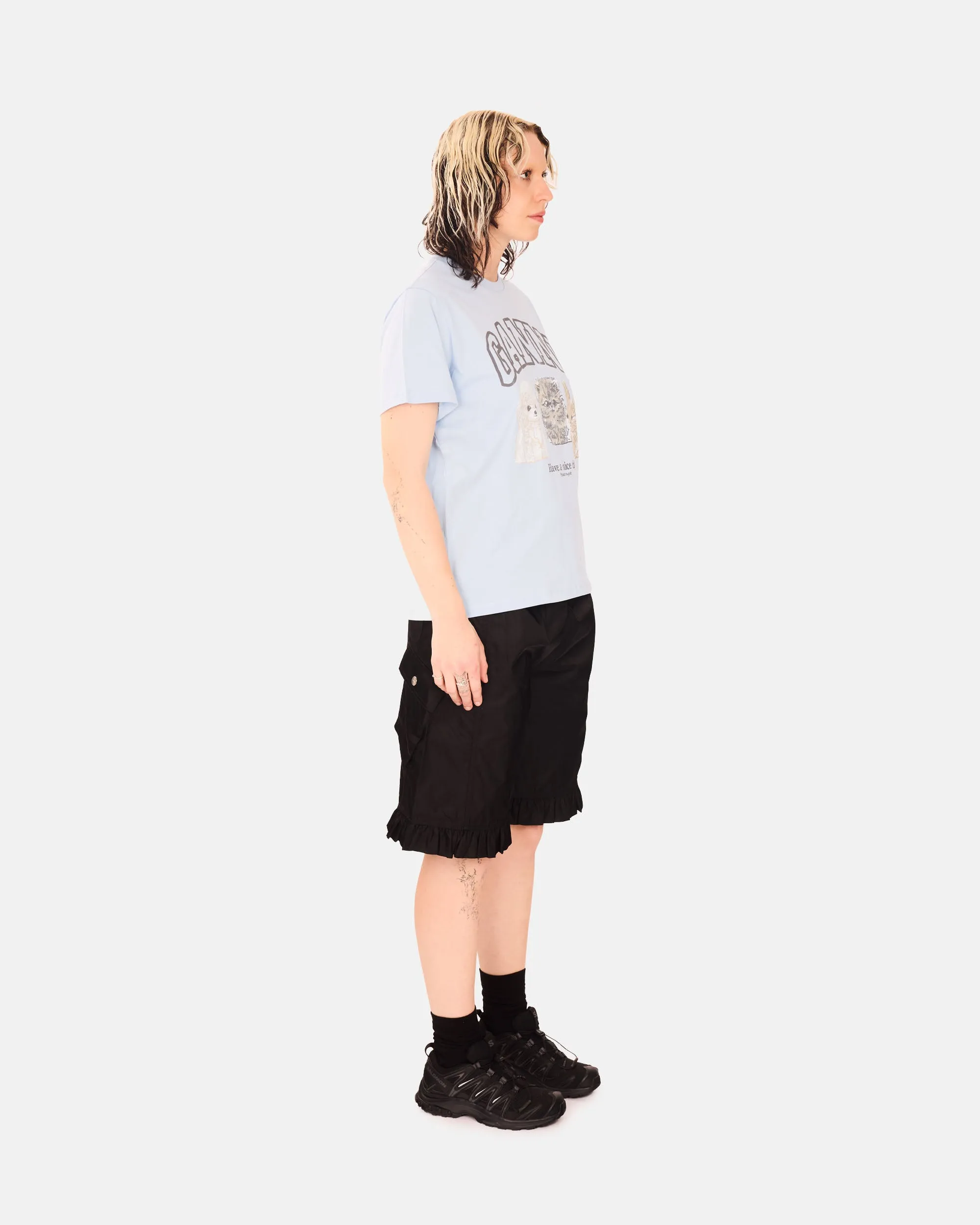 Basic Cotton Jersey Animals Relaxed T-shirt