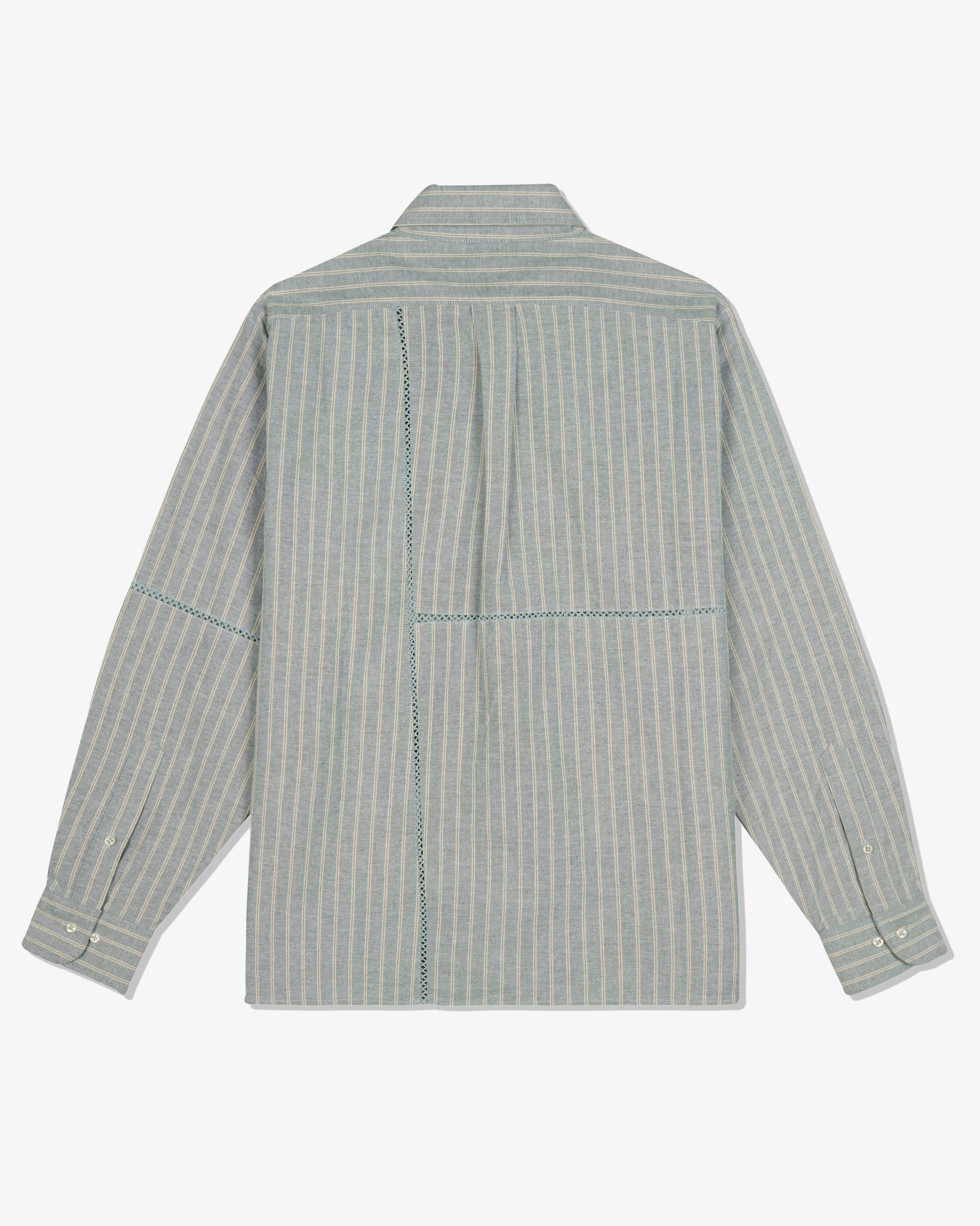 Brain Dead - Brooks Brothers California Men's Patchwork Oxford Shirt - (Green)
