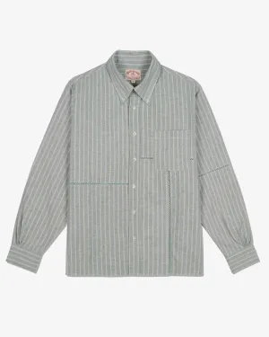 Brain Dead - Brooks Brothers California Men's Patchwork Oxford Shirt - (Green)