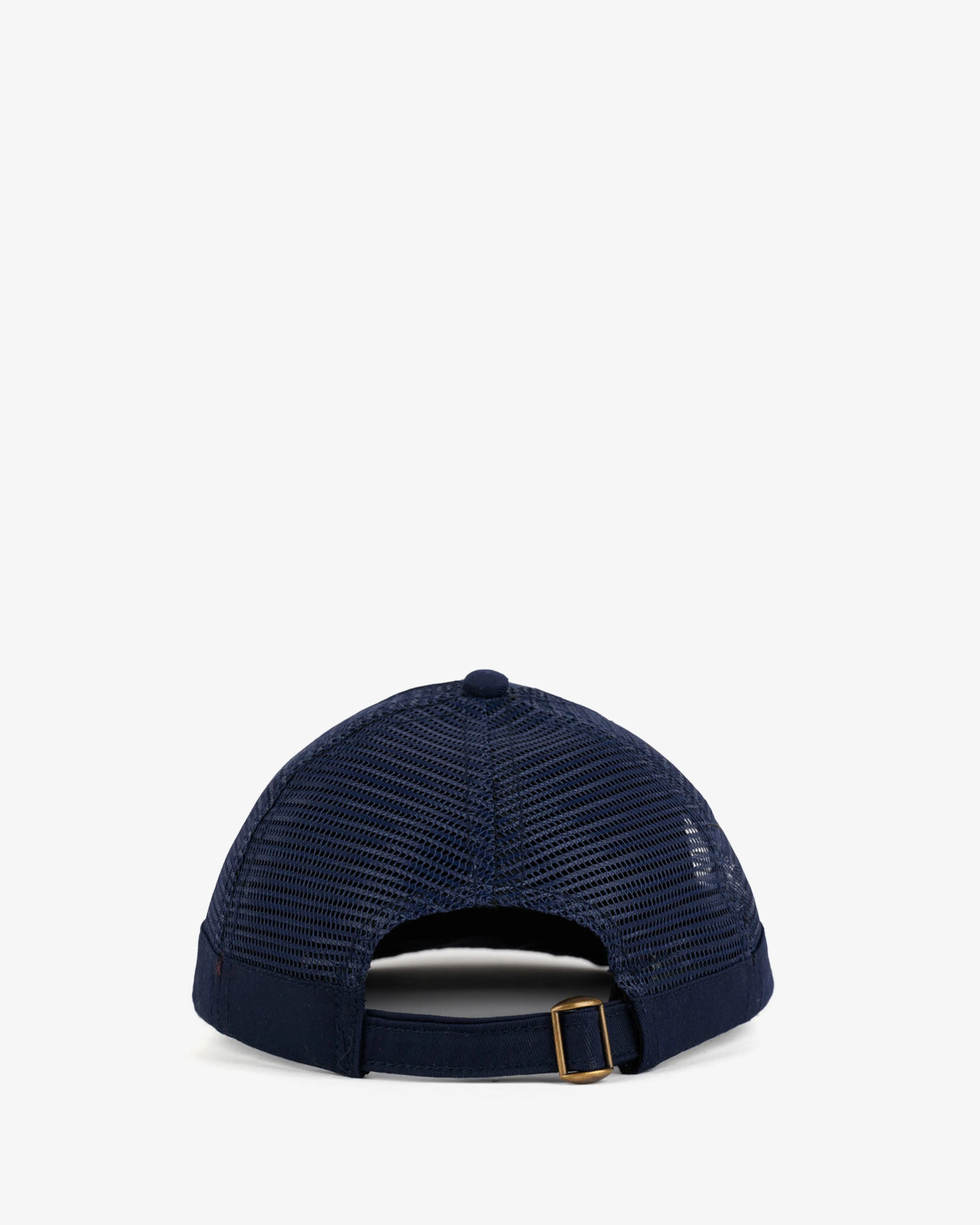 Brain Dead - Men's Logohead Long Mesh Panel Hat - (Navy)