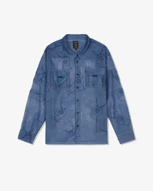 Brain Dead x South2 West8 - Men's Fishing Button Up - (Slate)