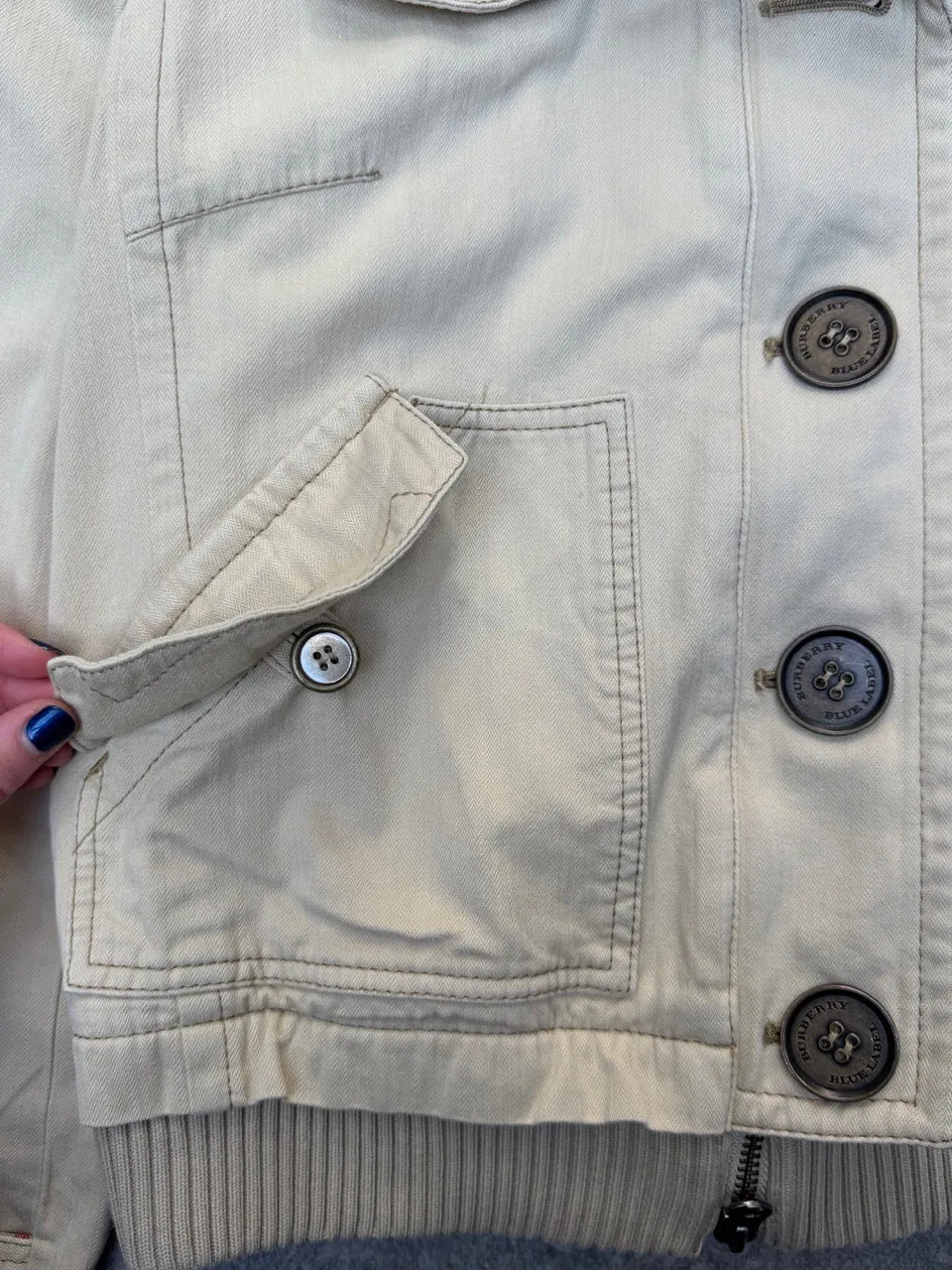 Burberry Blue Label Multipockets Utility Jacket