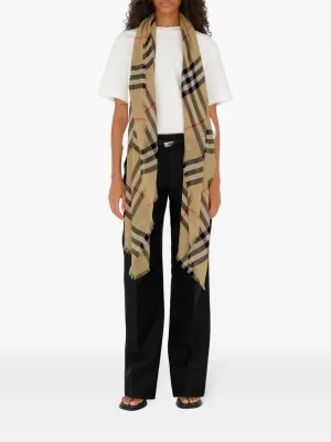 BURBERRY - Women MU GC Lightweight Wool Scarves