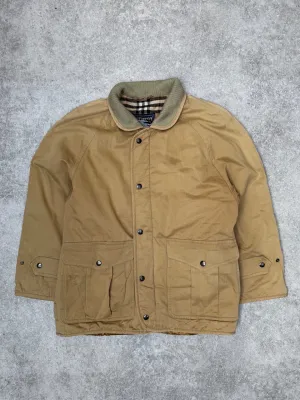 Burberry Wool Line Beige Utility Jacket