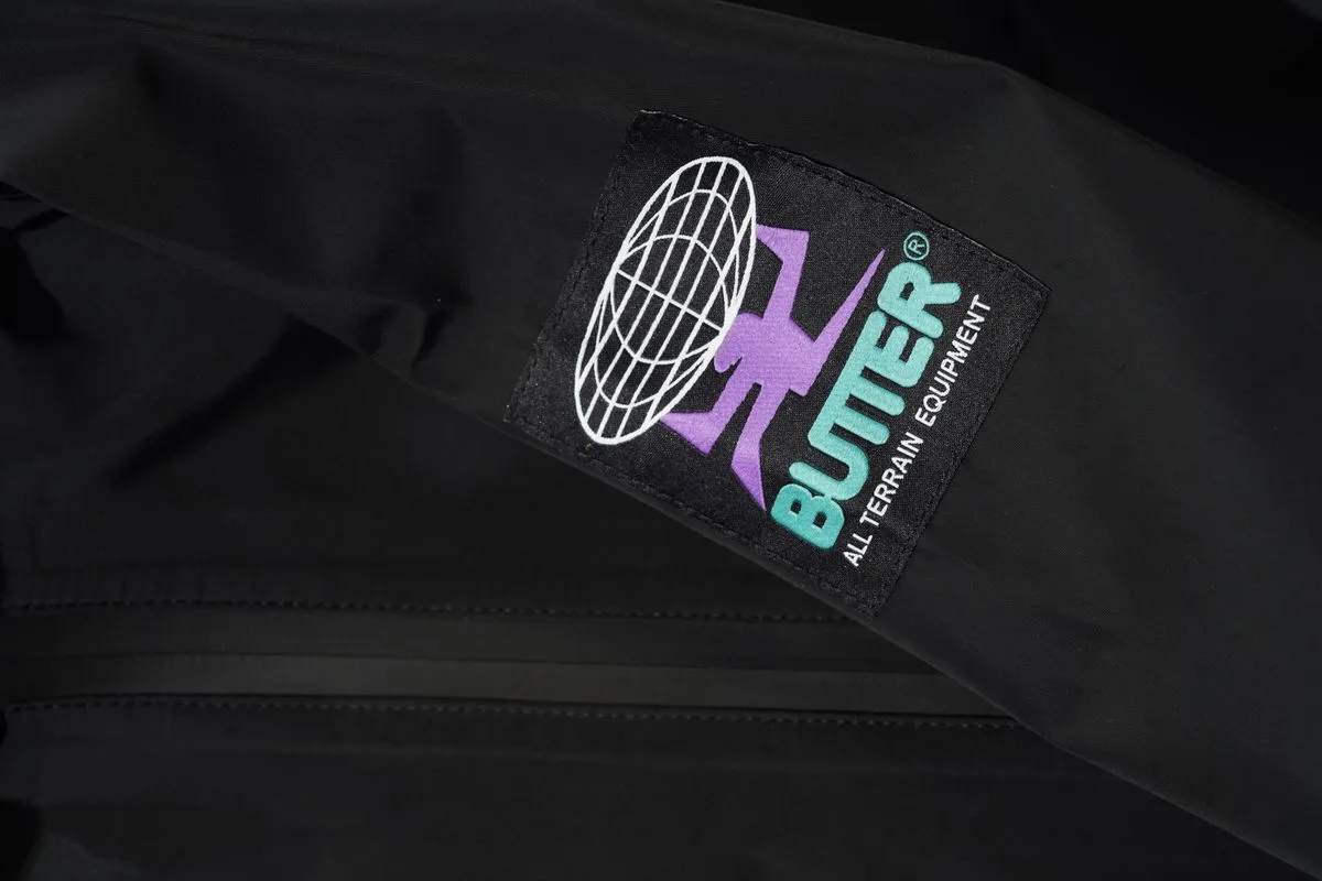 Butter Goods T-Rain Jacket Black
