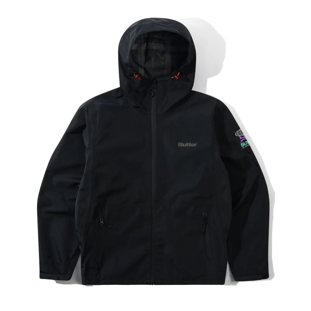 Butter Goods T-Rain Jacket Black