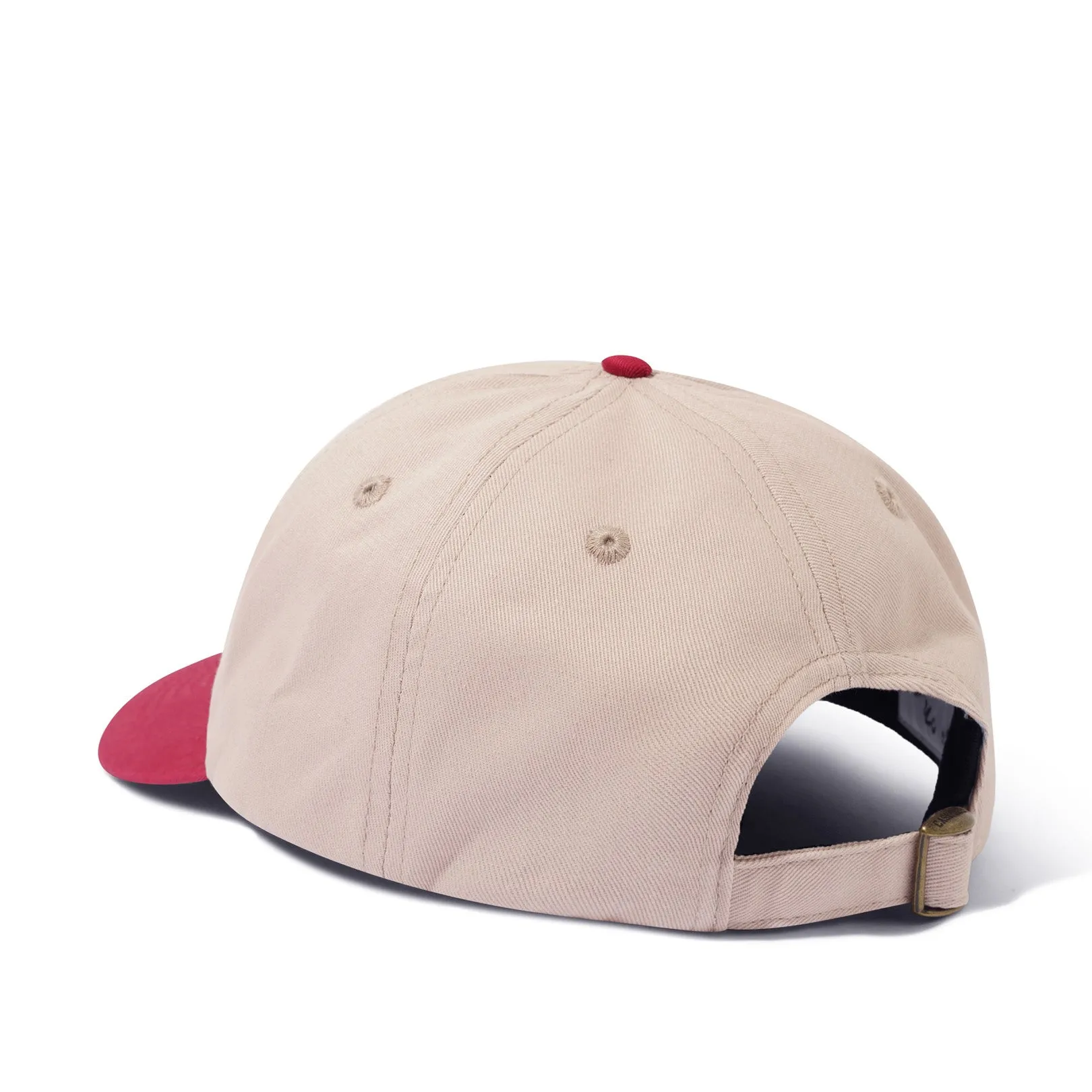 Cash Only Payday 6 Panel Tan/Burgundy