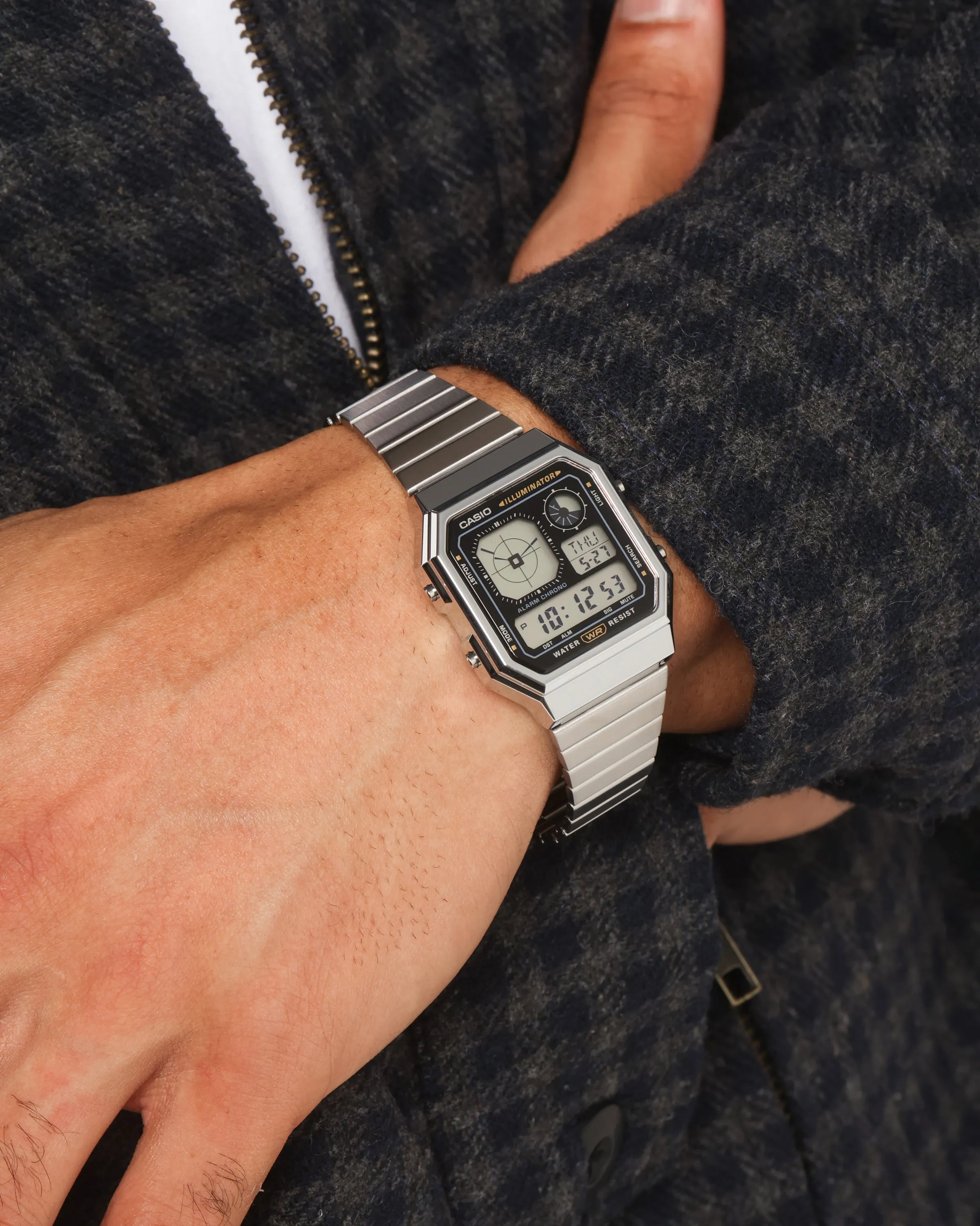 Casio A130WE-1ADF Watch Silver