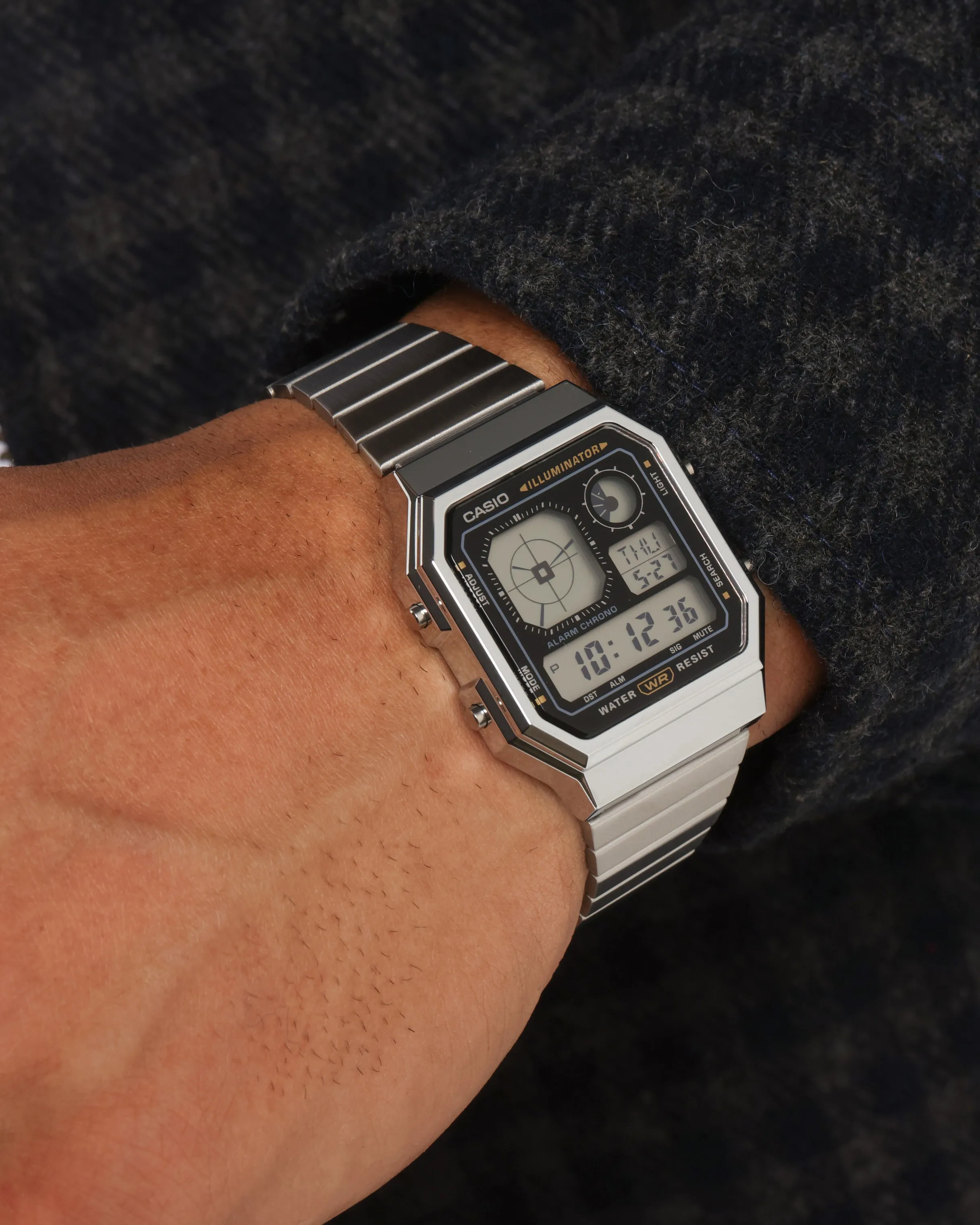 Casio A130WE-1ADF Watch Silver