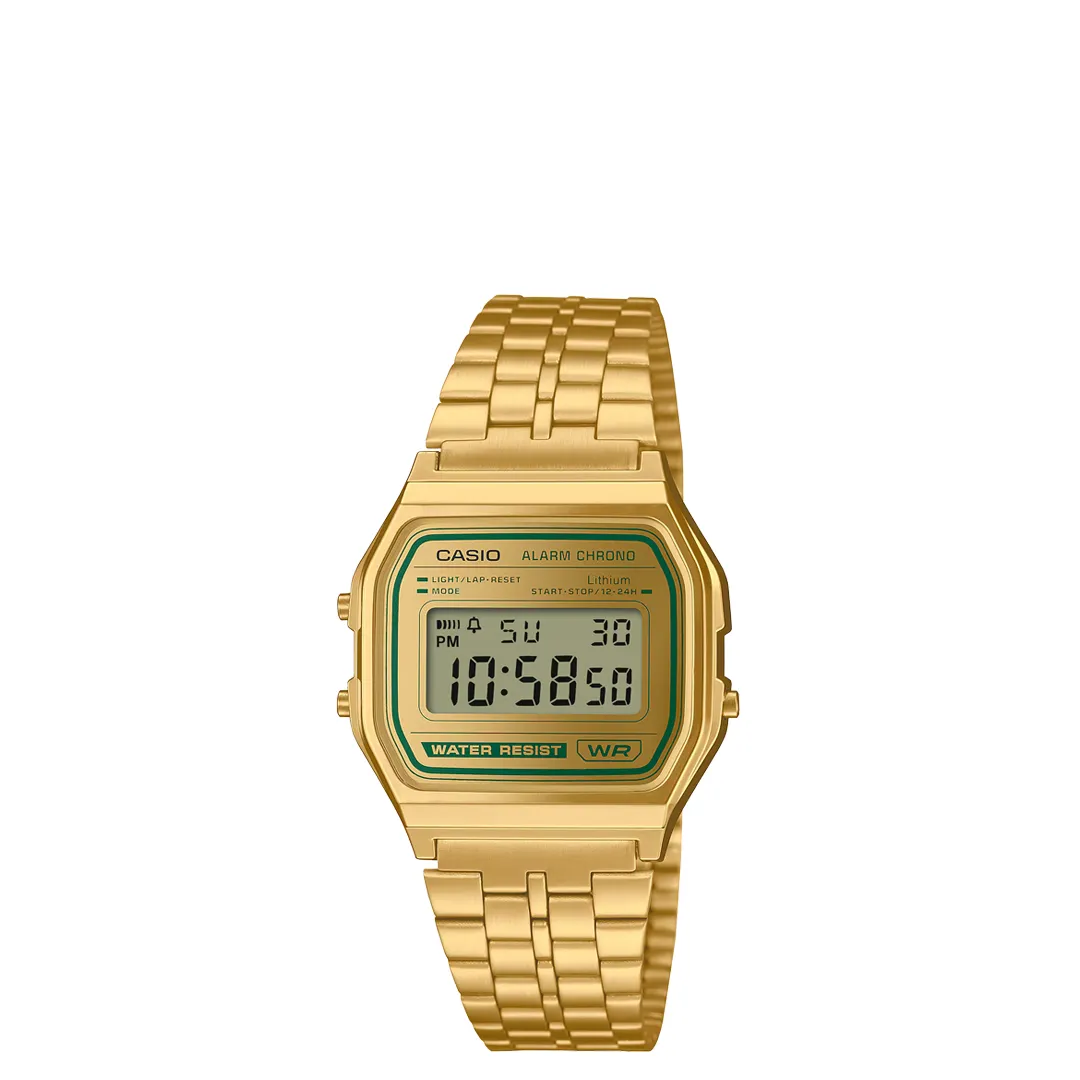 CASIO A158WEGV-9A VINTAGE GOLD WATCH