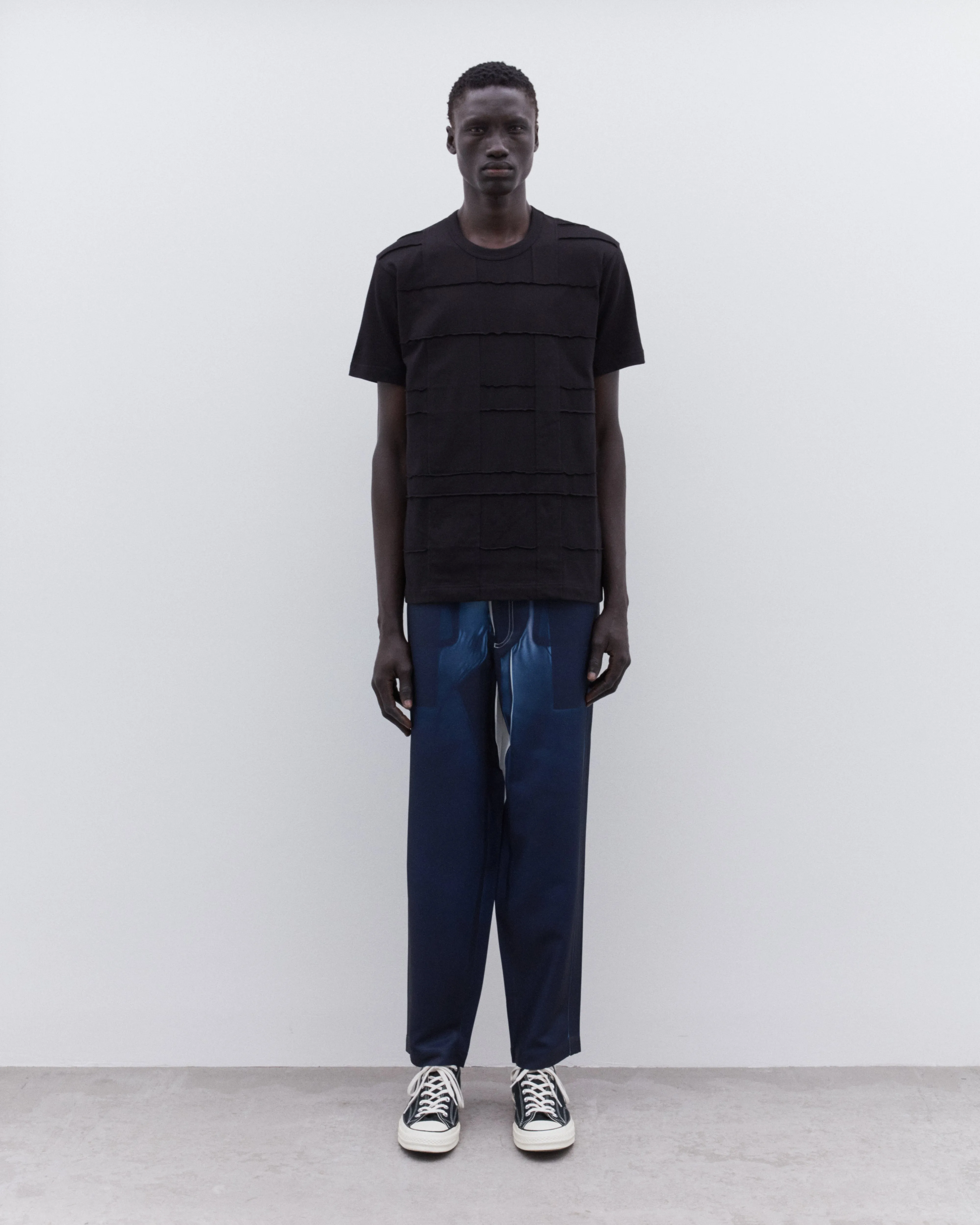 CDG Shirt - Men's Overprint Pants - (Navy)