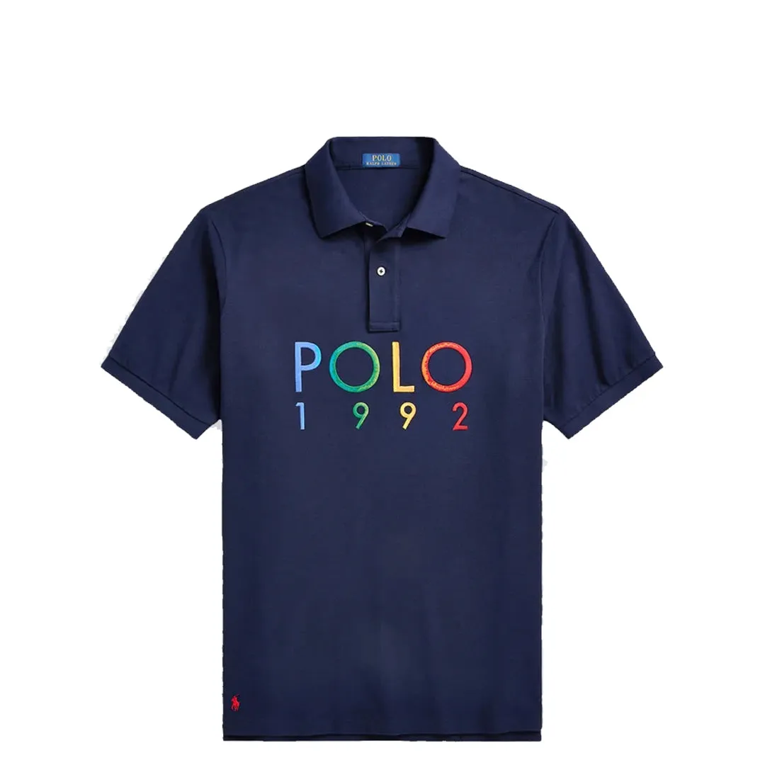 CLASSIC FIT POLO 1992 MESH SHORT SLEEVE SHIRT NAVY