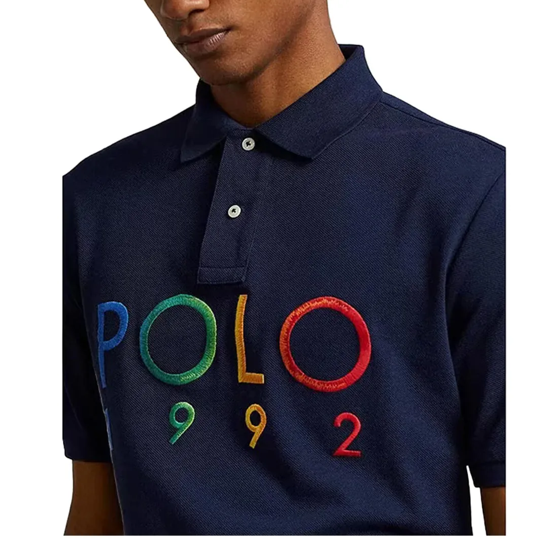 CLASSIC FIT POLO 1992 MESH SHORT SLEEVE SHIRT NAVY