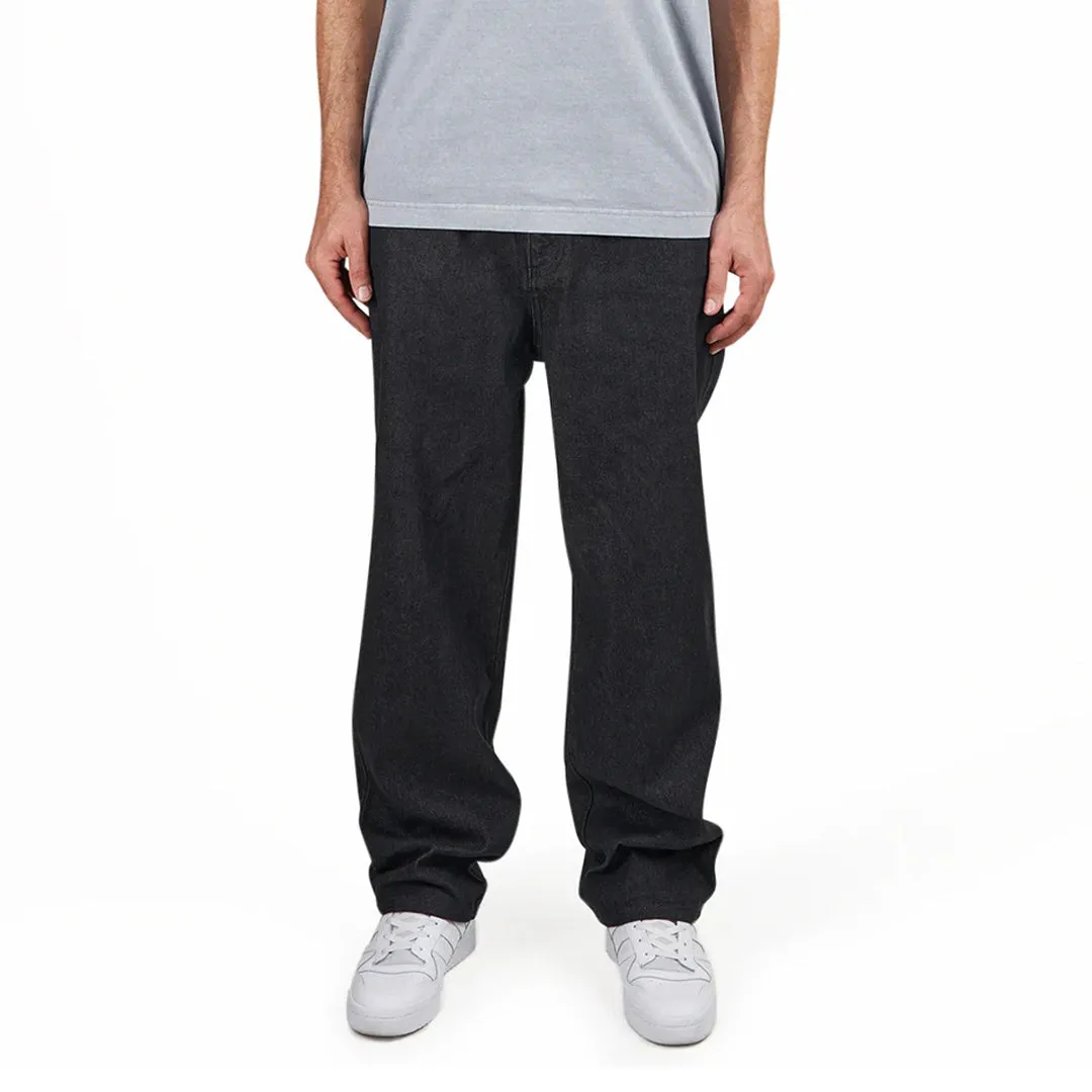 CLASSIC RELAXED DENIM PANTS BLACK WASHED