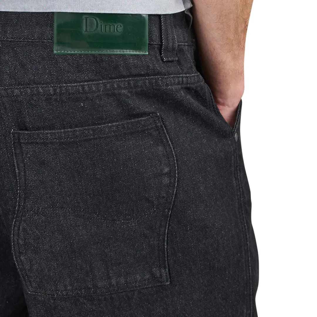 CLASSIC RELAXED DENIM PANTS BLACK WASHED