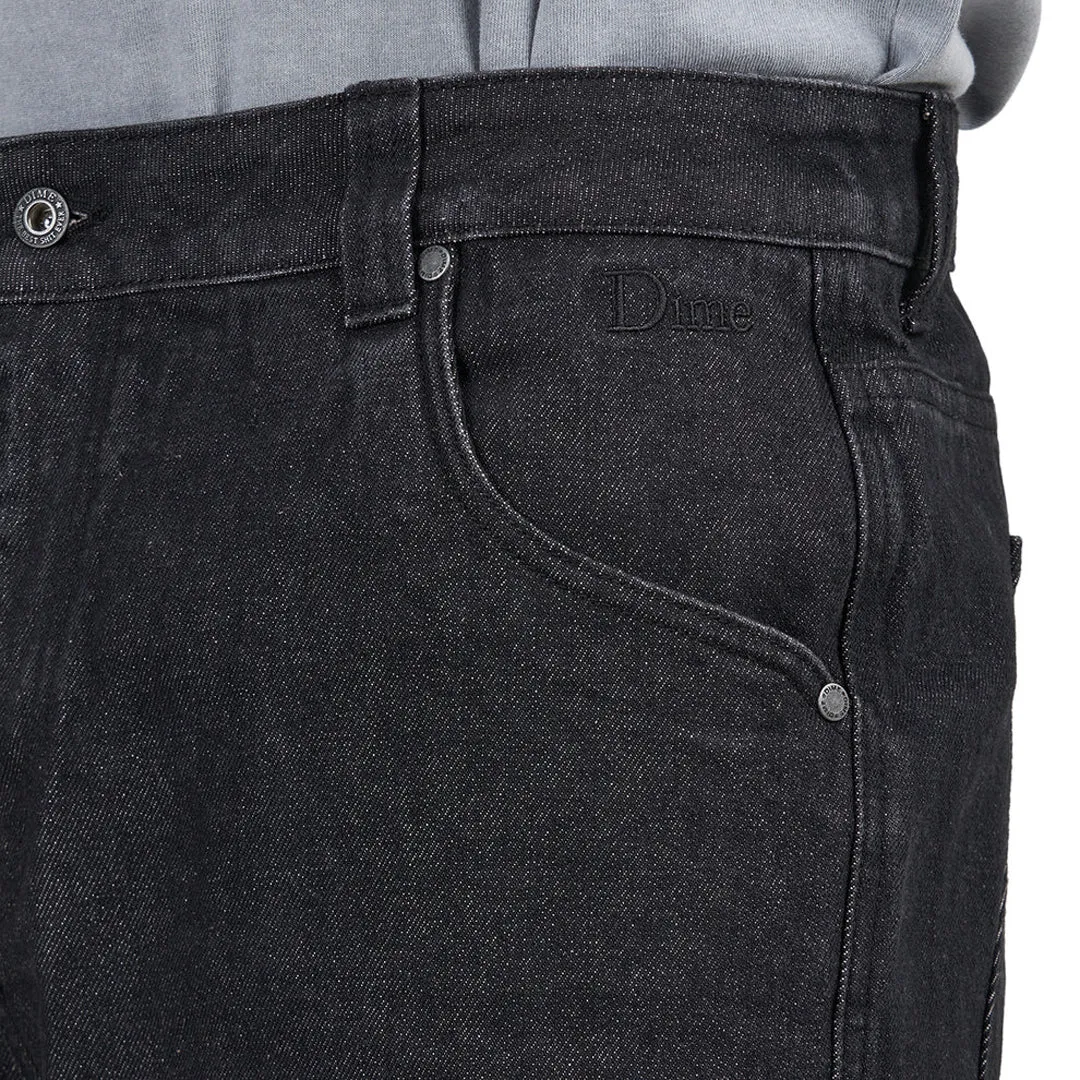 CLASSIC RELAXED DENIM PANTS BLACK WASHED