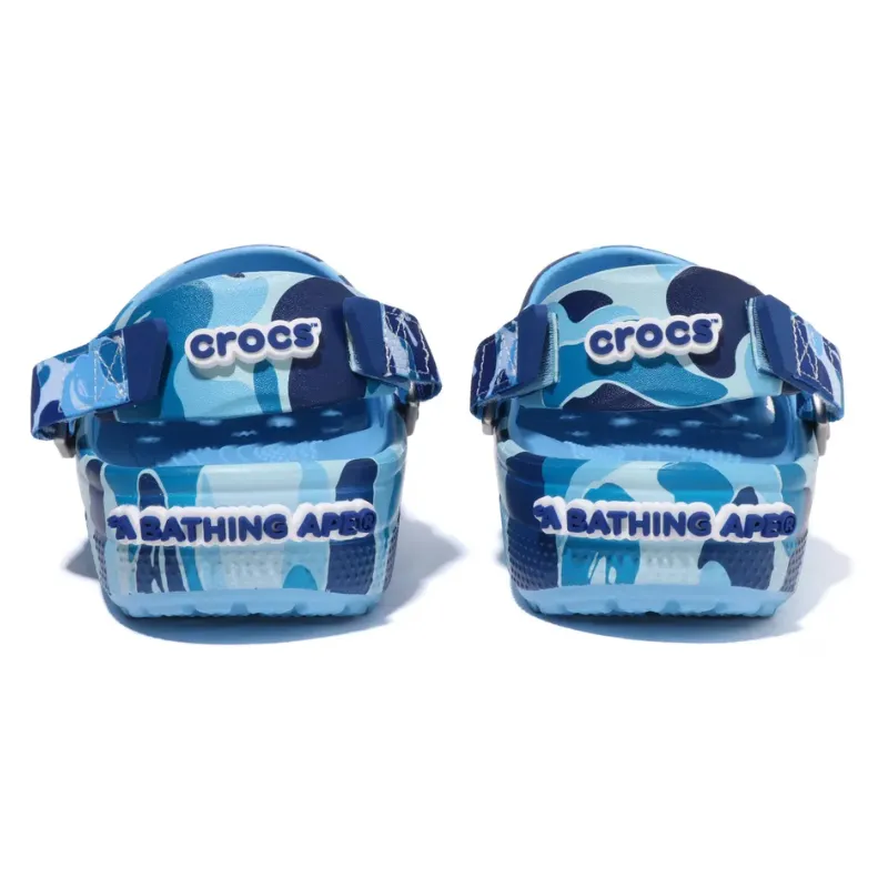 Crocs Classic Clog A Bathing Ape ABC Camo Blue