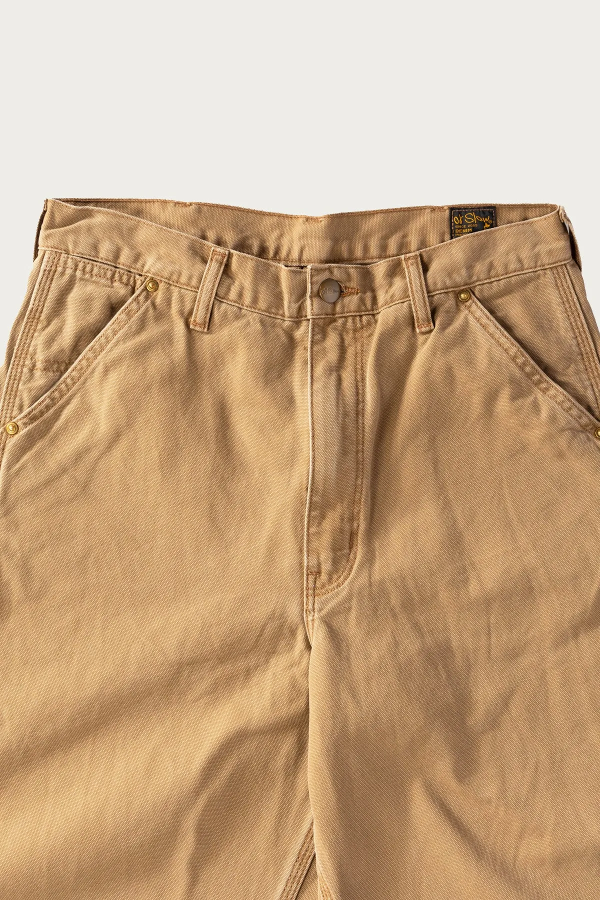 Dad's Fit Painter Pants - Brown