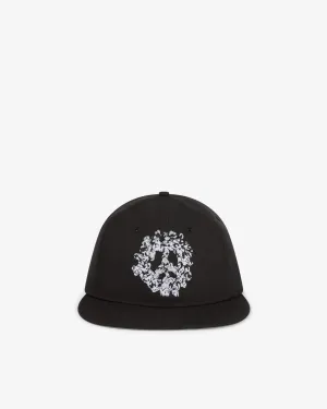 Denim Tears - Men's Peace Wreath Snapback Cap - (Black)