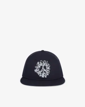 Denim Tears - Men's Peace Wreath Snapback Cap - (Navy)