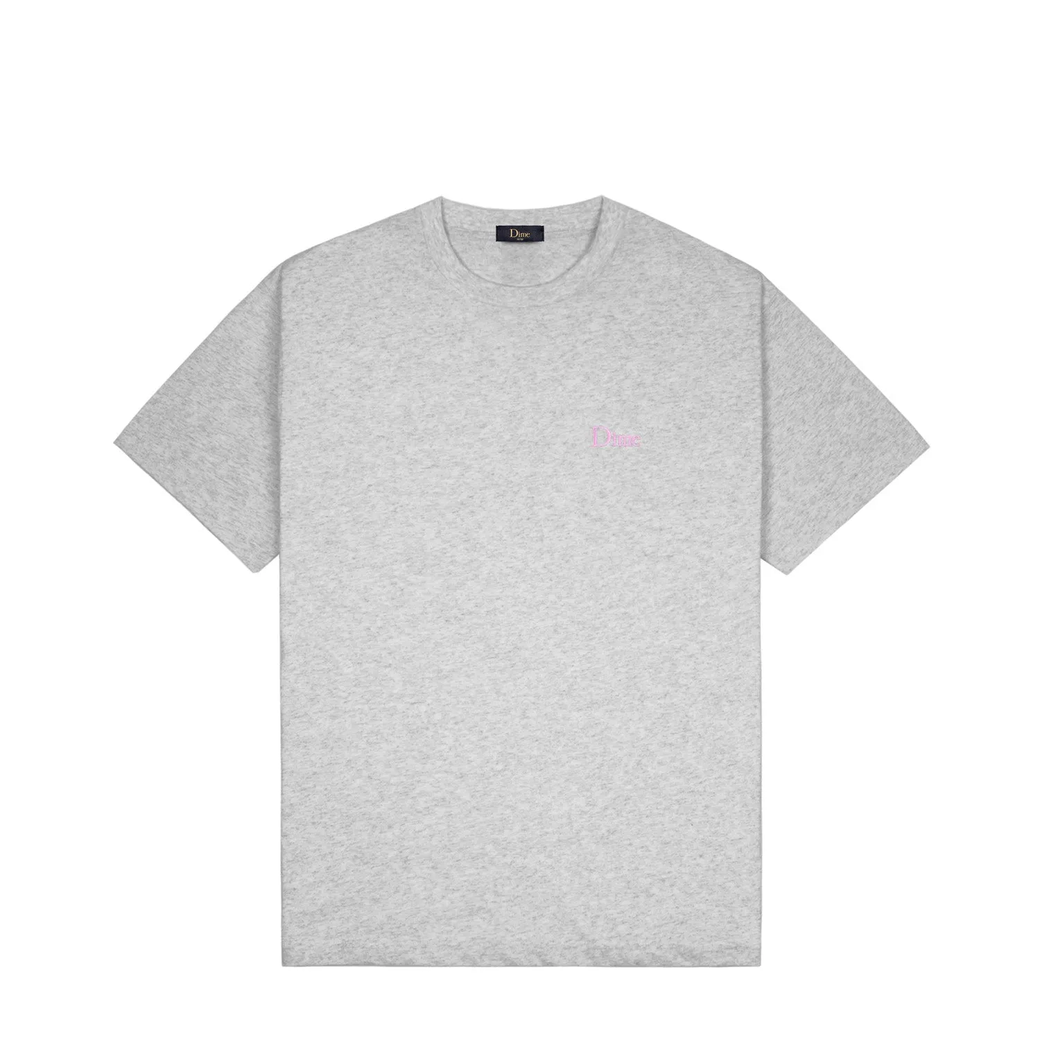 Dime Men Classic Small Logo T-Shirt Heather Gray