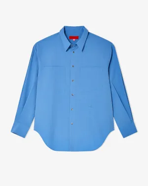Eckhaus Latta - Men's Notebook Shirt - (French Blue)