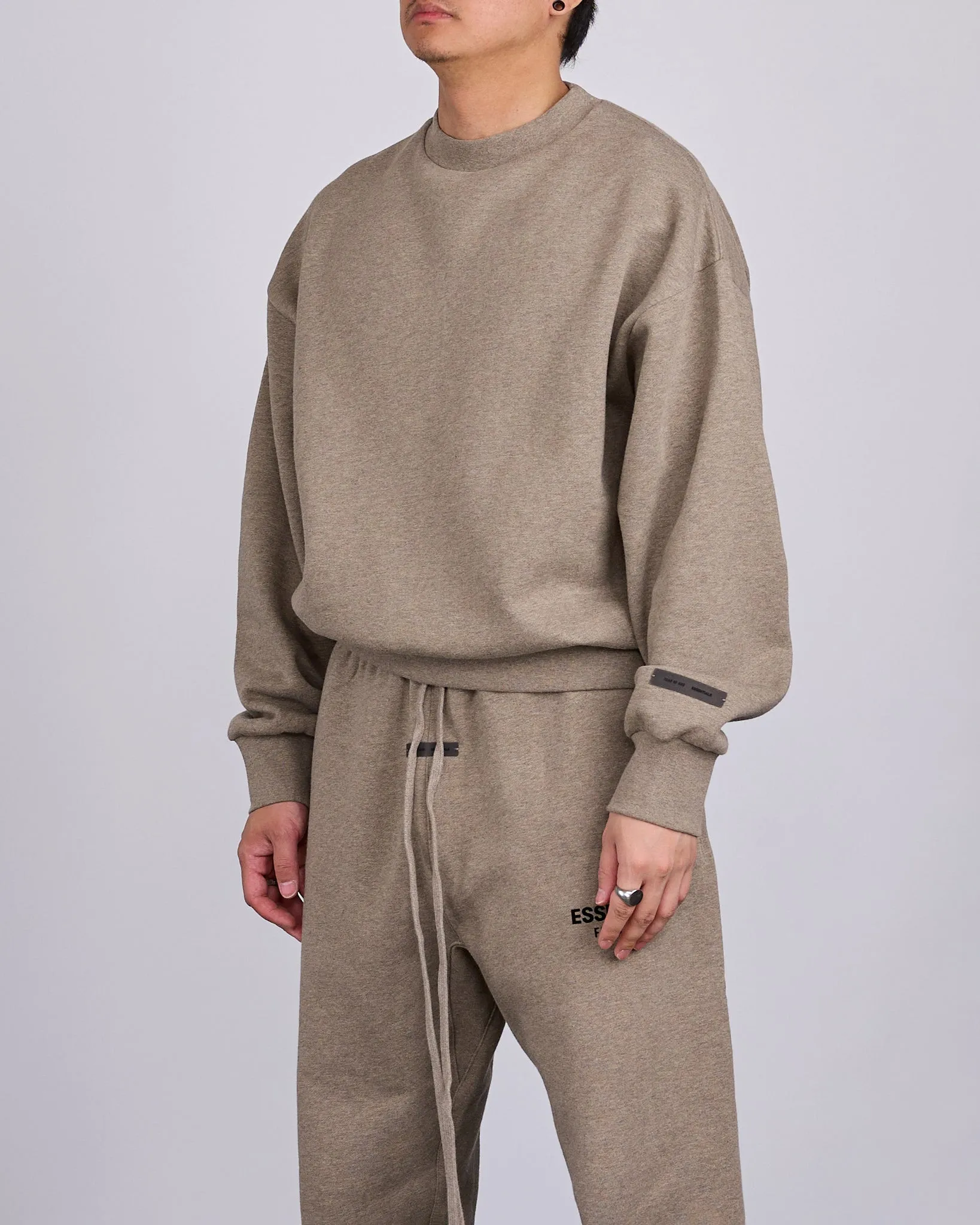 Fear of God Essentials Classic Crewneck Bevel Homestead Heather