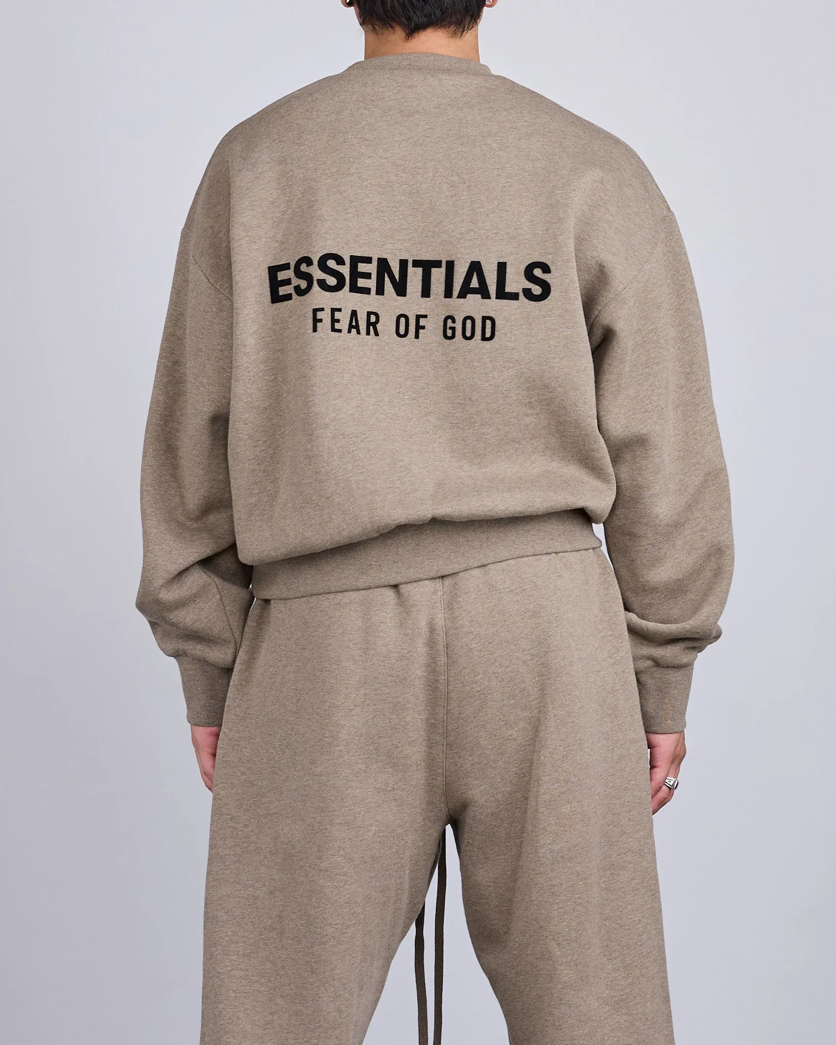 Fear of God Essentials Classic Crewneck Bevel Homestead Heather