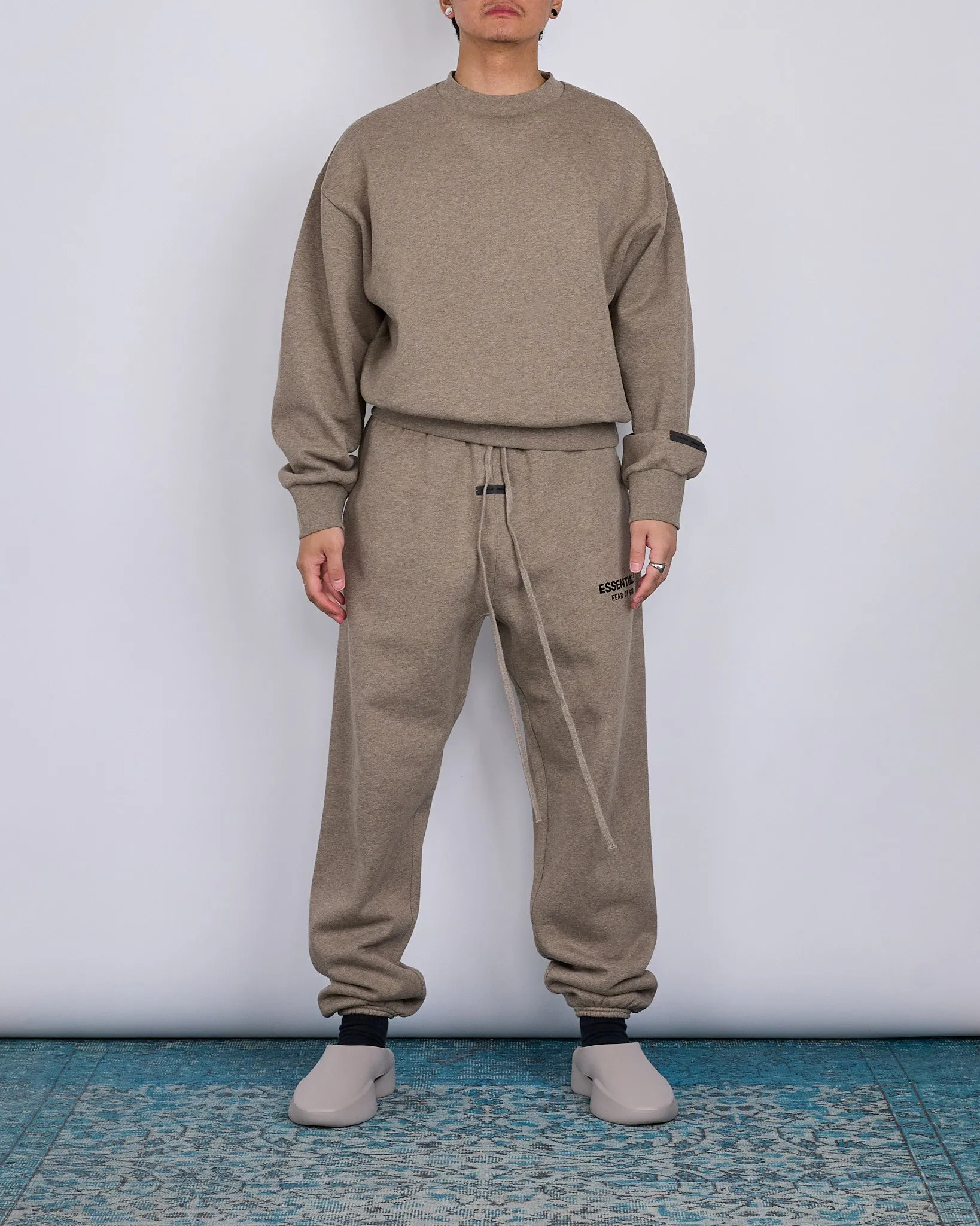 Fear of God Essentials Classic Crewneck Bevel Homestead Heather