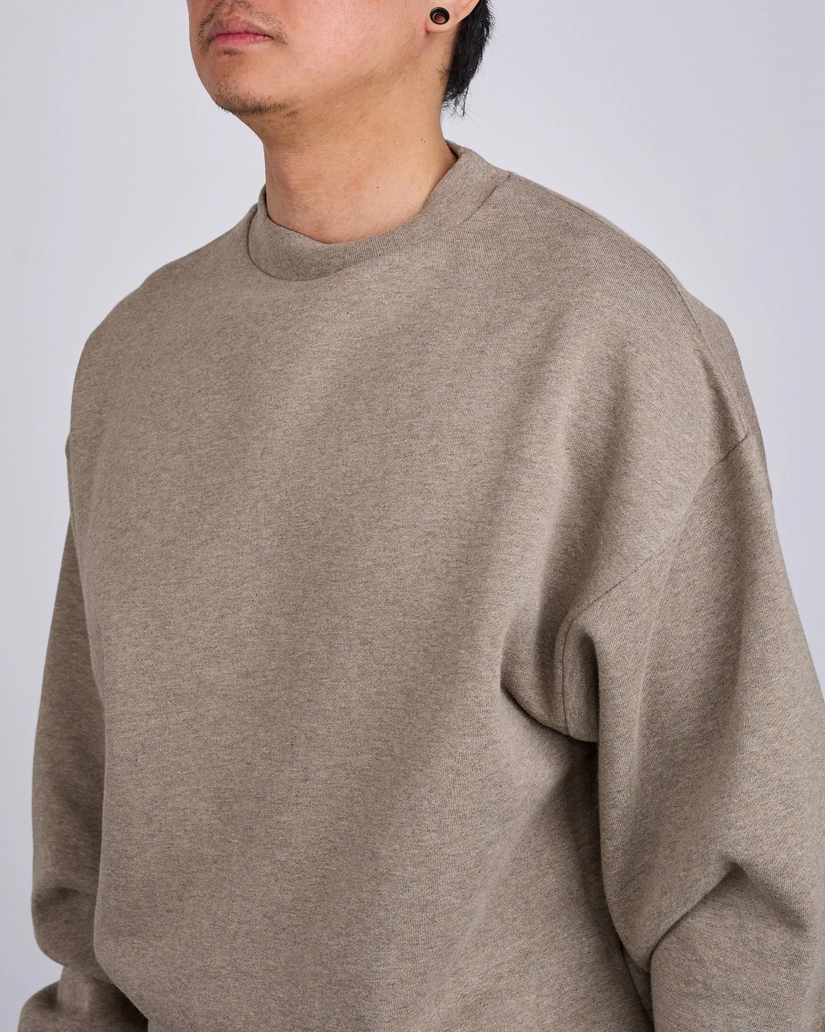 Fear of God Essentials Classic Crewneck Bevel Homestead Heather